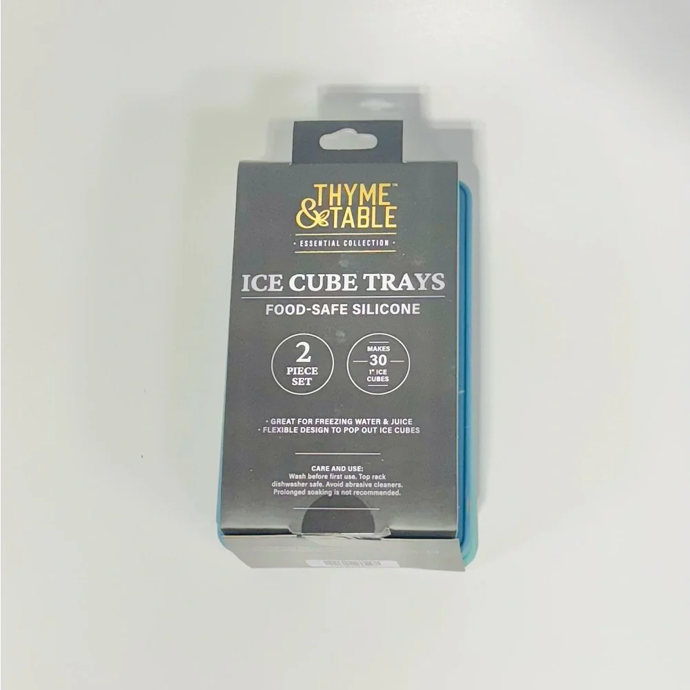 Silicone Ice Cube Tray Set, 2-Piece (Brand New, Unopened)